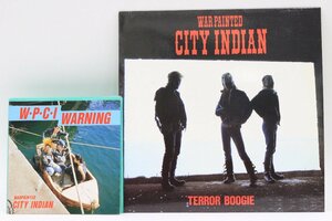 【レア】 Warpainted City Indian 〇 [from W.P.C.I. Warning][ from Terror Boogie ] レコード ２点セット 〇＃4601