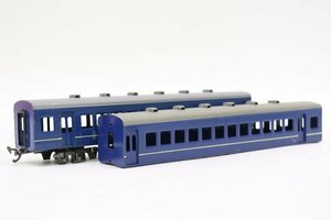 メーカー不明 ☆ 客車 鉄道模型 HOゲージ 2両セット ☆ ＃4852