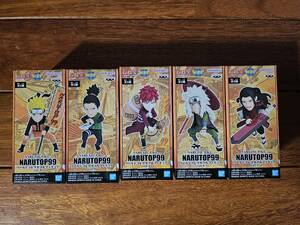 NARUTO ナルト NARUTOP99 ワールドコレクタブルフィギュア vol.1 5種セット ポスター付き