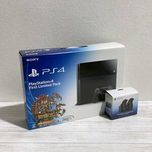 未開封新品 PlayStation4 First Limited Pack　DS4充電スタンド付き プレステ4/PS4 本体 初期型