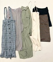 ★ロング ミニ ワンピース 47点 まとめ ZARA ROPE PICNIC UNIQLO GU GRL LOWRYS FARM earth coen 秋冬 サイズMIX 福袋 卸 現状品 21.3kg★_画像7