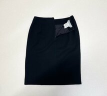 ●MaxMara マックスマーラ セットアップ ジャケット スカート ベルト紐 肩パッド イタリア製 ブラック サイズ40 レディース 0.7㎏●_画像5