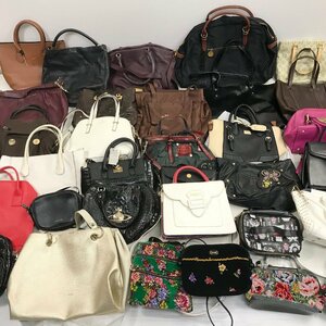 ▲ ジャンク レディース ブランドバッグ まとめ 33点 ANNA SUI/kate spade/Michael Korsなど ショルダー ハンドバッグ 卸 約18.6kg 現状品