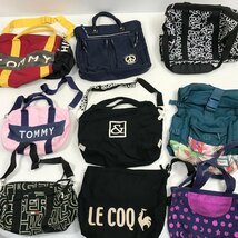 ▲【ジャンク品】 レディース ブランド バッグ 35点 まとめ売り TOMMY HILFIGER/ルコック他 ハンドバッグ リュックなど 現状品 約15.6kg_画像3