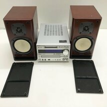 ▲【ジャンク品】 ONKYO オンキョー FR-N9FX CD/MD チューナーアンプ コンポ/D-N9FX スピーカー セット まとめ 現状品 (E3)M/S51117/4/14.1_画像3