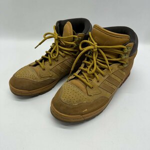 ■adidas アディダス B34061 CENTENNIAL MID BT センテニアル ミッド ブーツウィート ハイカット サイズ27.5㎝ キャメル 現状品■