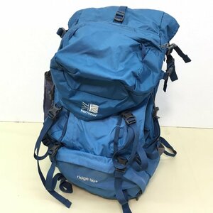 ■karrimor カリマー リッジ 50プラス ミディアム バックパック リュックサック トレッキングバッグ 腰ベルト 鞄 ブルー■