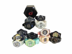 ★CASIO G-SHOCK4本 G-300/DW6600B/GC2000M（松坂大輔モデル）/GA-120A BABY-G 9本 大量まとめて ジャンク0.75kg★