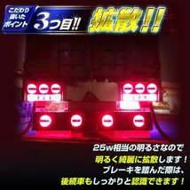 【ホワイト10個セット】 ルミナスルーセントバルブ s25 led ダブル BAY15d 180度段違いピン 12v 24v ダブル球 デコトラ トラック 竹村商会_画像6