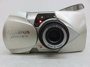 OLYMPUS オリンパス μ [mju:] II 110 コンパクトフィルムカメラ ZOOM 38-110mm ミュー 2 中古 美品