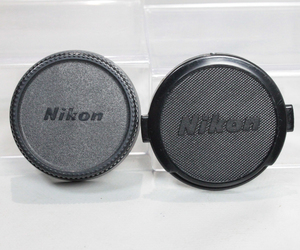 1011102 【良品 ニコン】 Nikon 52mm レンズキャップ＆ LF-1 レンズリアキャップ
