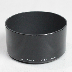 1011130 【良品 ミノルタ】 MINOLTA A MACRO 100mm F2.8用 バヨネット式レンズフード