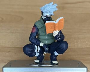 ◇NARUTO 忍形集 はたけカカシ しゃがみ 中古 フィギュア バンダイ カカシ先生