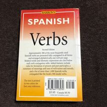 SPANISH Verbs BARRON'S スペイン語動詞辞書・英語_画像2