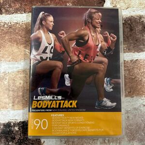 90　★レスミルズ★Lesmills★DVD★CD★中古品★BodyAttack★ボディアタック90★英語コレオノート3点セット