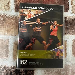 62 * less Mill z*Lesmills*DVD*CD equipped * used *BodyCombat62 * body combat * English ko Leo Note * box . scratch equipped *3 point set 