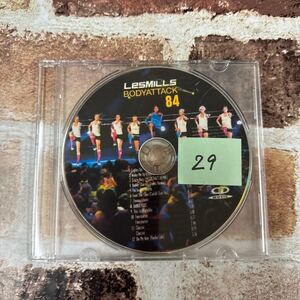 84★レスミルズ★Lesmills★DVD無し　★CD有り★英語コレオノート無し★中古品★BodyAttack84★ボディアタック★再生チェック済み