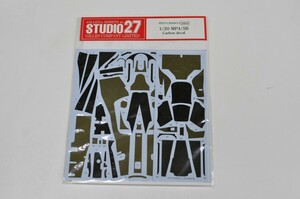 新品 未使用 STUDIO27 スタジオ27 カーボンデカール 1/20 F1 タミヤ マクラーレンホンダ MP4/5B用