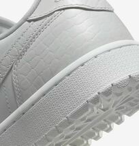 NIKE エアジョーダン1 LOW G ホワイト クロコダイルスキン 28cm_画像8