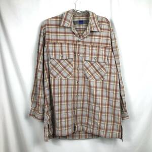 MARITHE FRANCOIS GIRBAUD проверка рубашка длинный рукав M размер мужская мода tops JTB-96