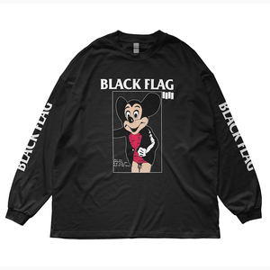 2XL ロンT BLACK FLAG ブラック フラッグ 野村訓市 ミッキー 黒