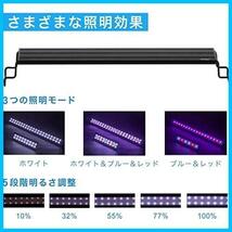 ★9.0ワット★ アクアリウム LED 熱帯魚ライト 水槽ライト 24/39LED 30CM 45CM 60CM 3つの照明モード 明るさ調整 タイマー付き_画像2