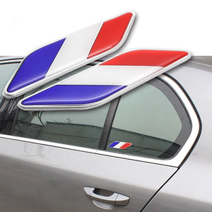 フランス 国旗 エンブレム ステッカー デカール カスタム アクセサリー Peugeot プジョー Renault ルノー Citron シトロエン ＤＳオート