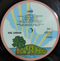 King Crimson-Lizard★英Island Orig.背逆クレジット&ピンク・リム盤/Gordon Haskell_画像5