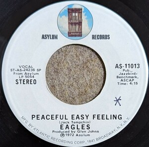 Eagles-Peaceful Easy Feeling★米Asylum Orig.白ラベ7&#34;