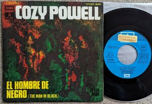 Cozy Powell-The Man In Black★西Odeon Orig.7&#34;/プロモ・ステッカー/Jeff Beck Group/Rainbow/Bedlam