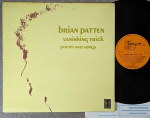 Brian Patten-Vanishing Trick★英Tangent Orig.盤/John Taylor/Neil Innes/Andy Roberts/Mike Westbrook/Gerry Conway/Bonzo Dog Band