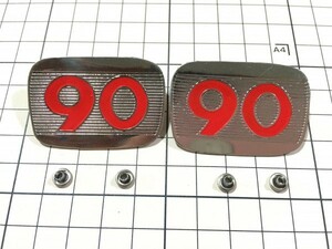 ホンダ エンブレム サイドカバー C90 旧車 honda sidecover emblem vela_parts