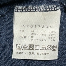 希少ノースフェイスNorthFace両面刺繍入りジップアップパーカー★ネイビー★NT61720X★XL_画像9