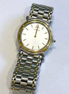 B15)100円～不動品 SEIKO/セイコー クレドール 5A74-0050 メンズ K18コンビ 