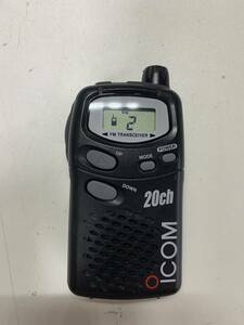 【動作未確認/通電OK】ICOM 特定小電力トランシーバー IC-4008W ブラック アイコム