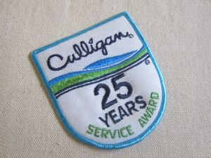 ビンテージ Culligam 25 YEARS WATER 水 ワッペン/パッチ 企業 USA 古着 アメリカ アメカジ カスタム キャップ ワークシャツ ② 185