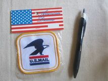 ビンテージ U.S.MAIL アメリカ合衆国郵便公社 USA ワッペン/パッチ 企業 USA 古着 アメリカ アメカジ カスタム キャップ ワークシャツ Z01_画像5