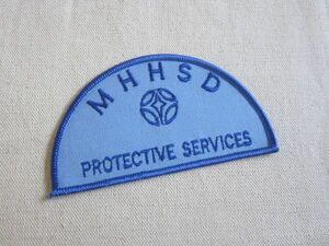 ビンテージ MHHSD PROTECTIVE SERVICES プロテクティブ・サービス ワッペン/パッチ 企業 USA 古着 アメリカ アメカジ カスタム ① 148