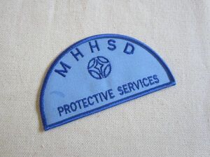 ビンテージ MHHSD PROTECTIVE SERVICES プロテクティブ・サービス ワッペン/パッチ 企業 USA 古着 アメリカ アメカジ カスタム ① 148