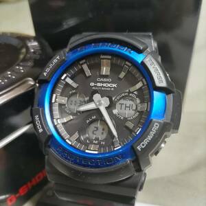 CASIO G-SHOCK カシオ ジーショック 腕時計　GAW-100B-1A2ER　電波ソーラー　稼働品　箱付き　