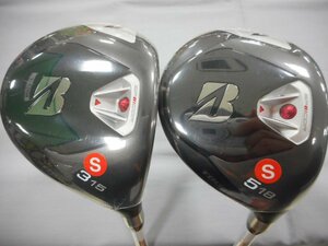 ■中古■フェアウェイウッド2本組■ブリヂストン TOUR B X-F　Speeder 661 EVOLUTION 7 S/S 3W/5W （2本セット）【fw16725956】