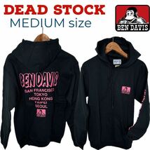 ■dead stock■レアアイテム【新品　未使用】BENDAVIS ワンポイント　プルパーカーMサイズ　MADE IN Hondurasスウェットパーカー 裏起毛_画像1