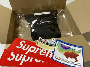 【送料無料】Supreme Arabic Logo Camp Cap Black シュプリーム アラビック キャップ ブラック【新品未使用】