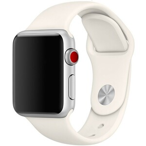 【本体サイズ42・44mm用】【13-ライトホワイト】Apple Watch シリコン スポーツバンド アップルウォッチ【Series1.2.3.4.5.6.SE対応】