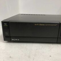 通電 SONY ソニー Hi-Fi Stereo SLV-F11 ステレオ ビデオ カセット レコーダー VHS リモコン_画像2