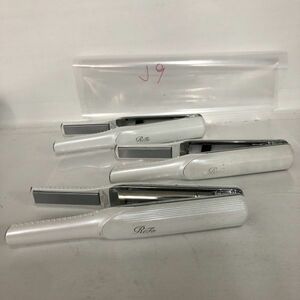 J9 ジャンク品 3本まとめ Refa リファ FINGER IRON ST フィンガーアイロン　ホワイト　ヘアアイロン バッテリーなし