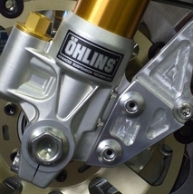 純正 オーリンズ OHLINS / フロントフォーク用 / 艶消しブラック　マットブラック / 正規輸入品_画像1