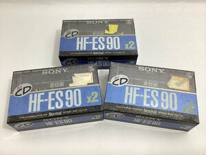 未使用　カセットテープ　ノーマルポジション　90分 × 6本　SONY　HF-ES 90　ソニー