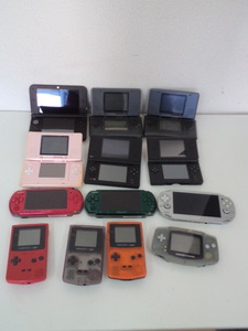 任天堂　SONY　ゲームボーイカラー　アドバンス　DS　3DS　PSP　PS VITA　ジャンク　13台まとめ