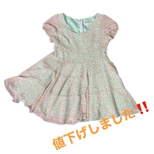 ロデオクラウンズ 花柄ワンピース ワンピース 花柄